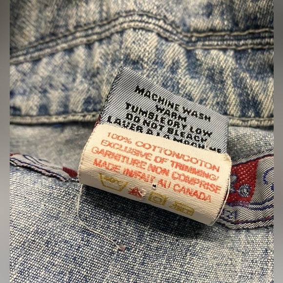 Vintage Y2K Silver Jeans‎ Co Denim Jacket Medium Light Wash Jean - Picture 15 of 15